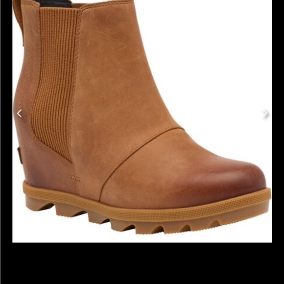 SOREL Joan of Artic Rhapsody Wedge Snow Boot elk camel color Size 10.5 - Picture 5 of 15